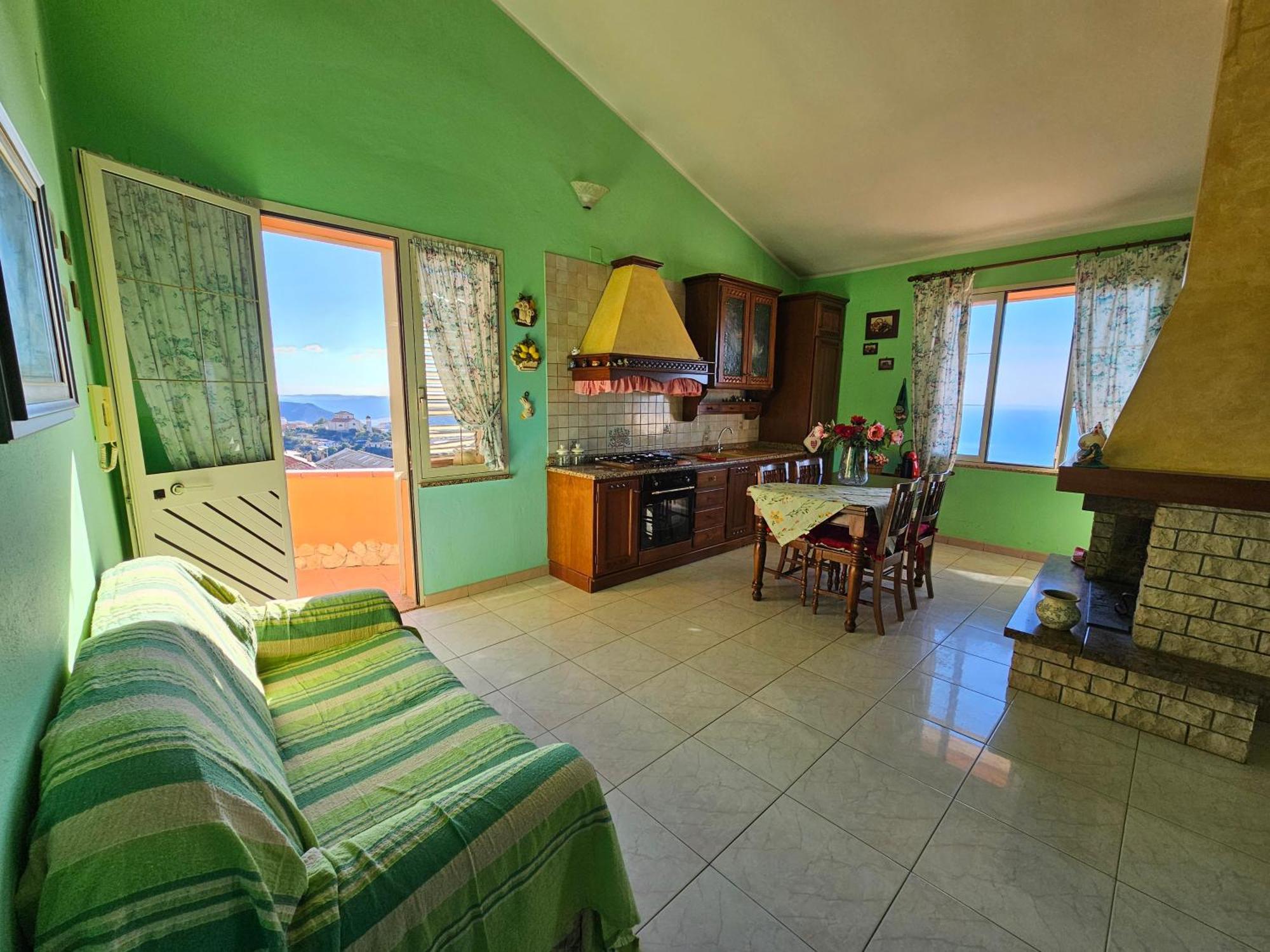 Casa Con Magnifica Vista Mare Villa Nebida Bagian luar foto